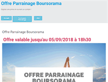 Tablet Screenshot of offre-parrainage-boursorama.com